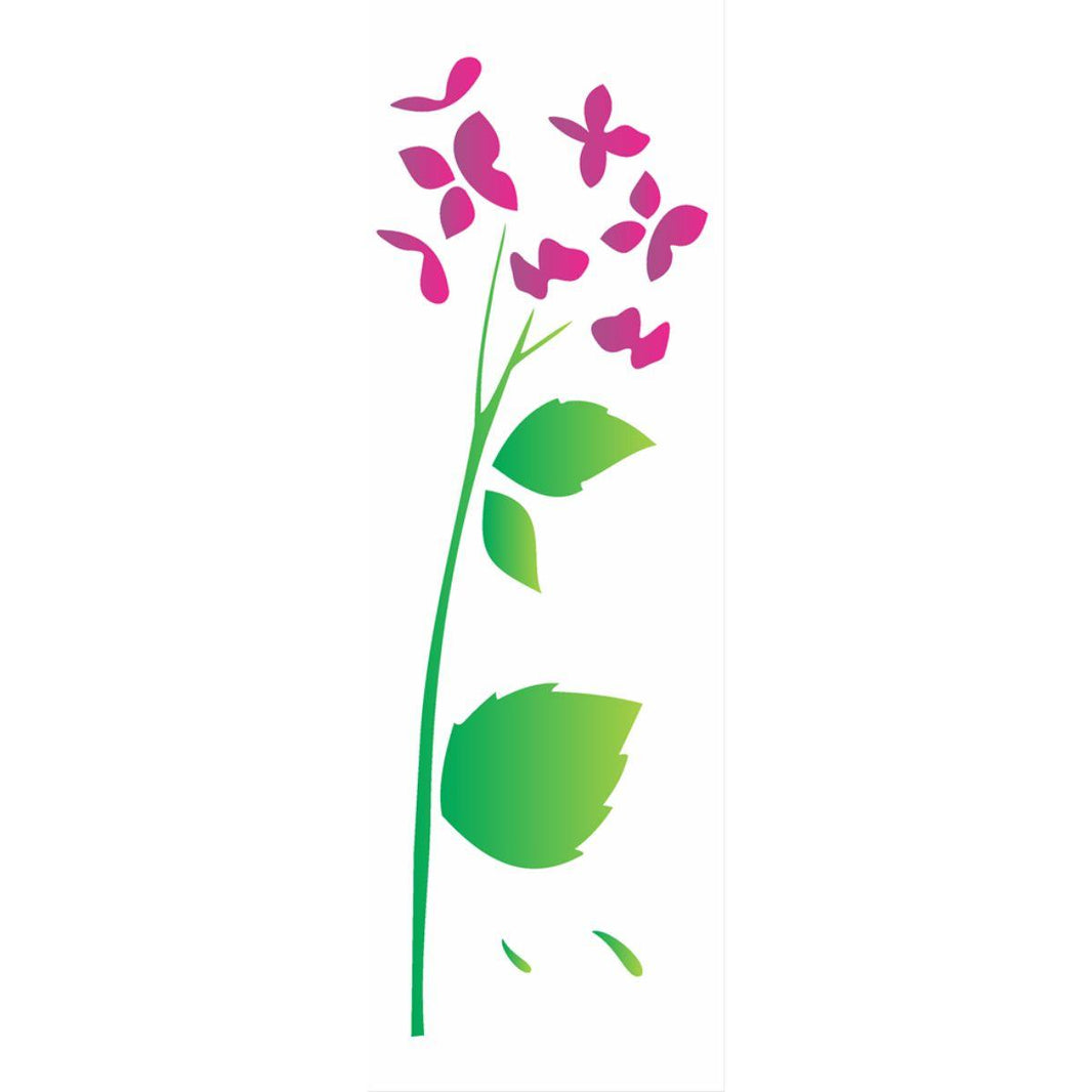 Stencil OPA 10x30 1789 Flores Hortensias - Palácio da Arte