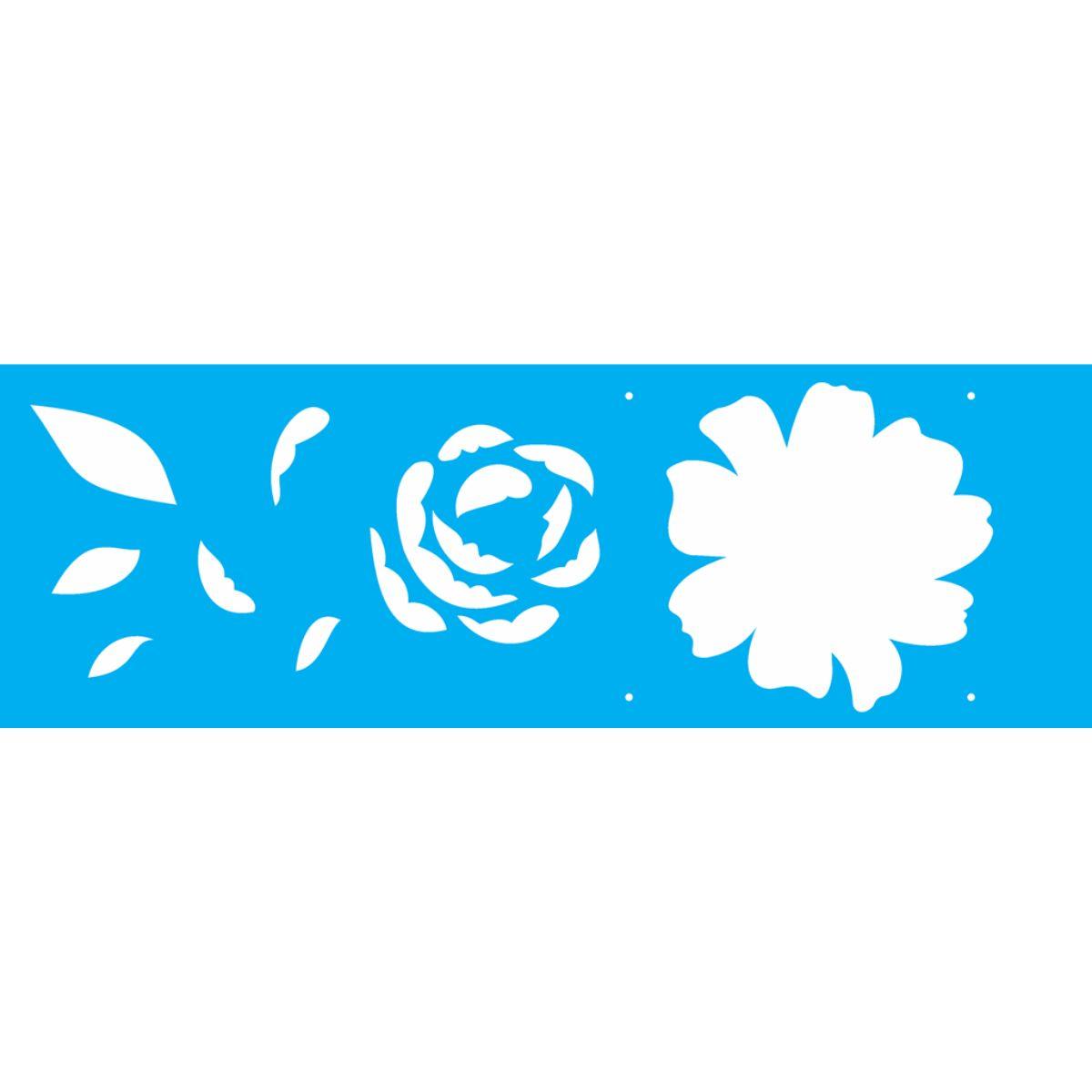 Stencil OPA 10x30 1793 Flor Camelia - Palácio da Arte
