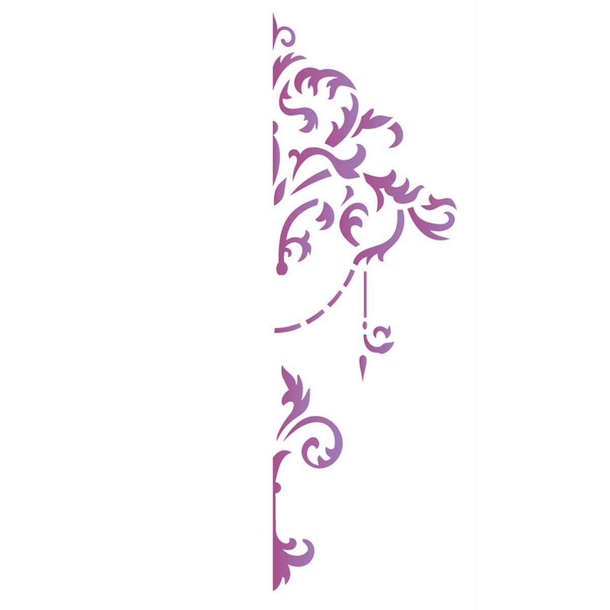 Stencil OPA 10x30 1864 Arabesco Lança - Palácio da Arte