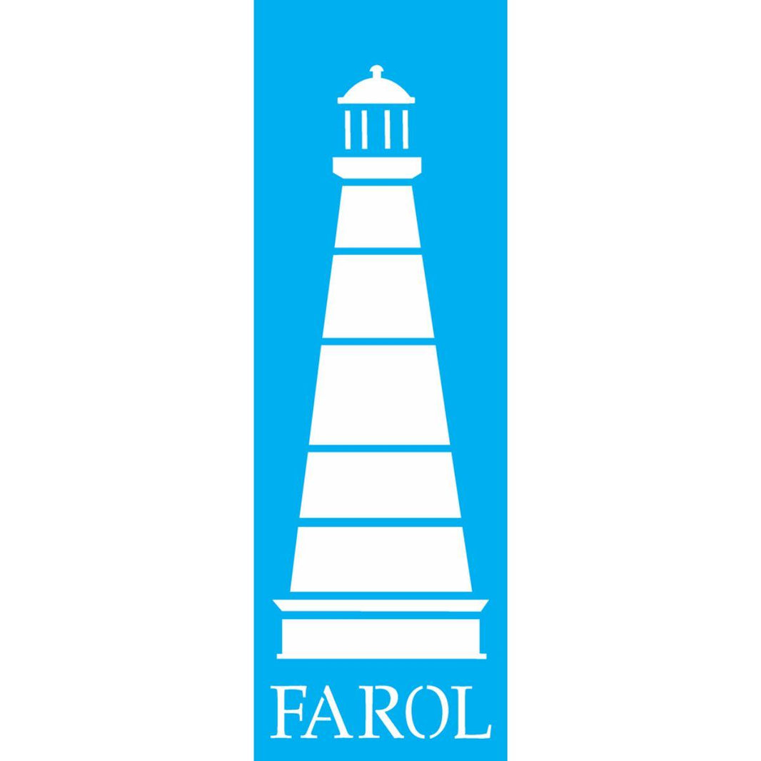 Stencil OPA 10x30 1867 Farol - Palácio da Arte
