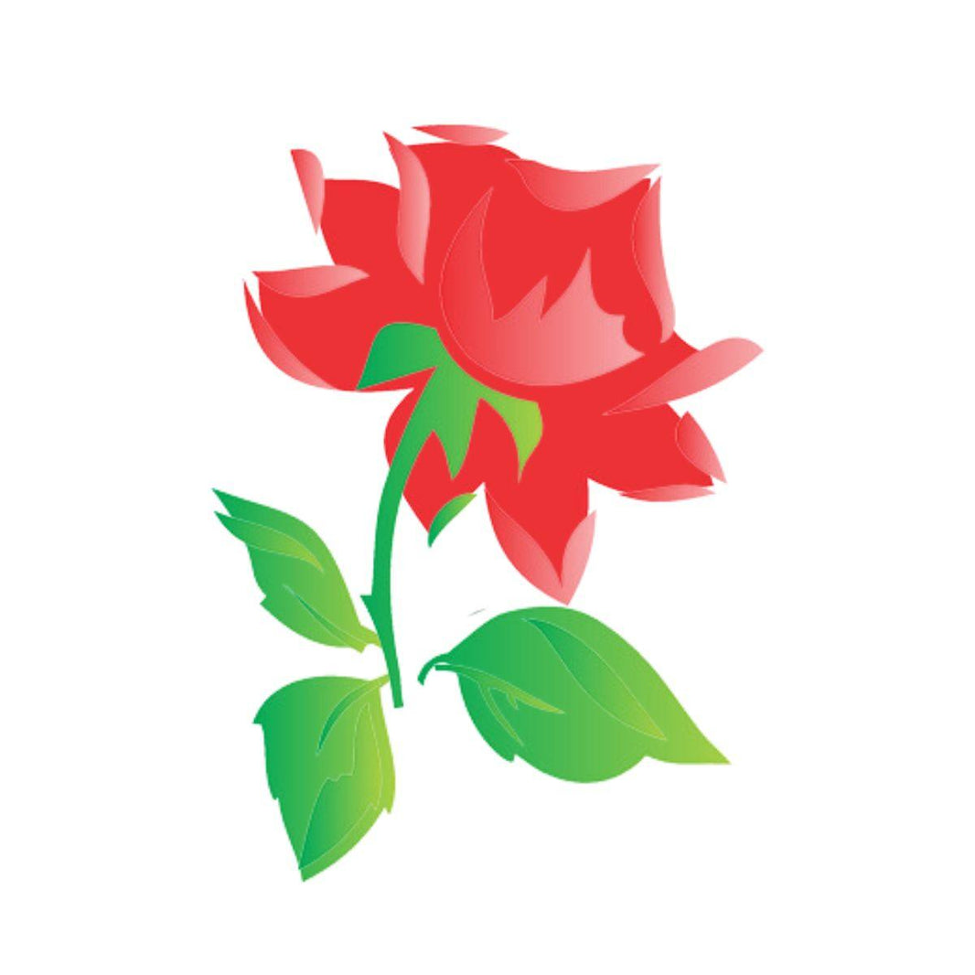 Stencil OPA 10x30 1869 Flor Rosa I - Palácio da Arte