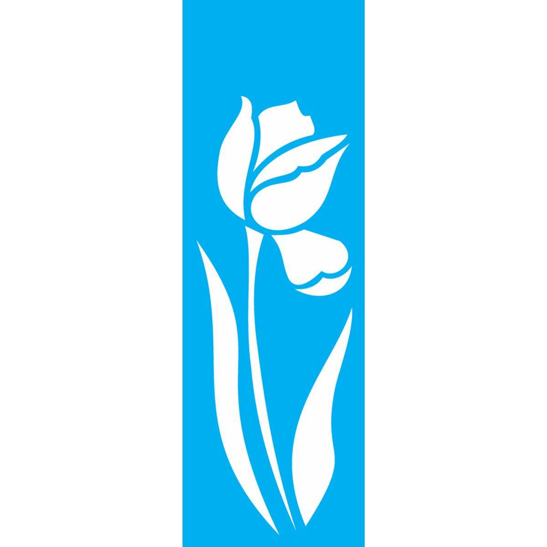 Stencil OPA 10x30 1870 Flor Tulipa I - Palácio da Arte