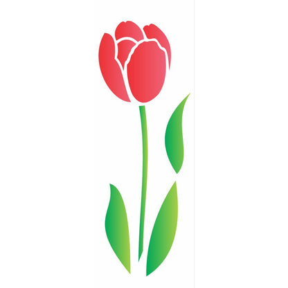 Stencil OPA 10x30 1871 Flor Tulipa II - Palácio da Arte