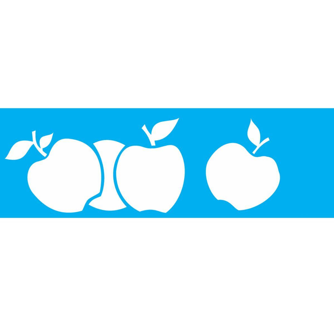 Stencil OPA 10x30 1873 Fruta Maça - Palácio da Arte