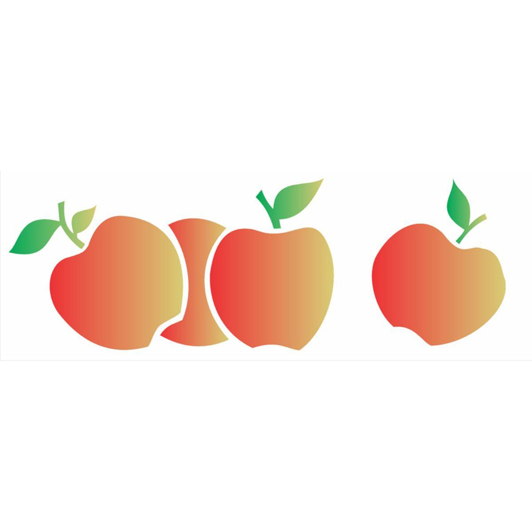 Stencil OPA 10x30 1873 Fruta Maça - Palácio da Arte