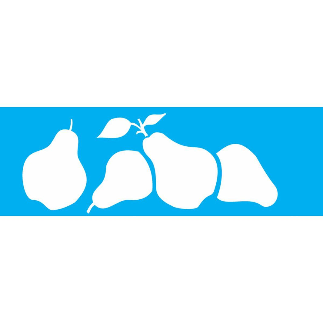 Stencil OPA 10x30 1874 Fruta Pera - Palácio da Arte