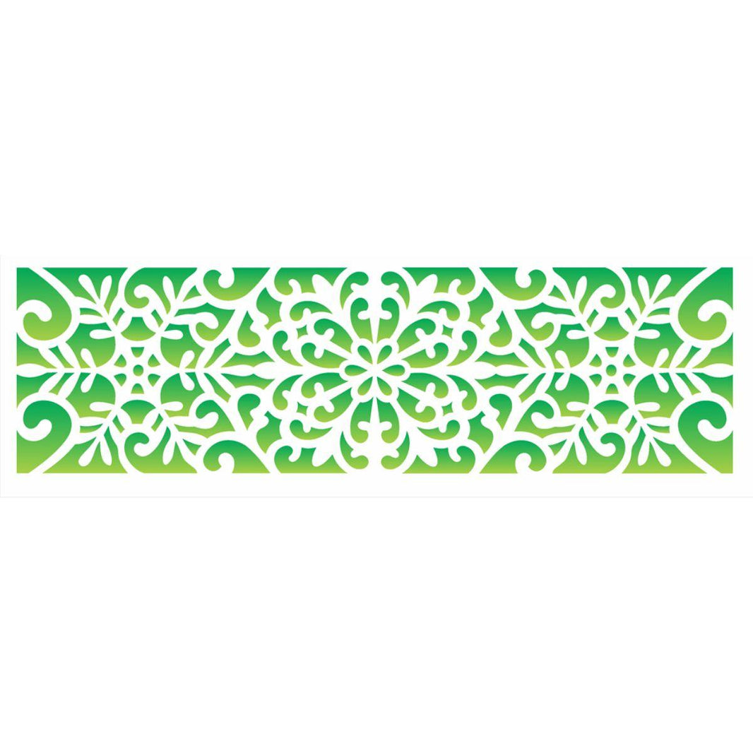Stencil OPA 10x30 1995 Estampa Flor - Palácio da Arte