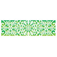 Stencil OPA 10x30 1995 Estampa Flor - Palácio da Arte