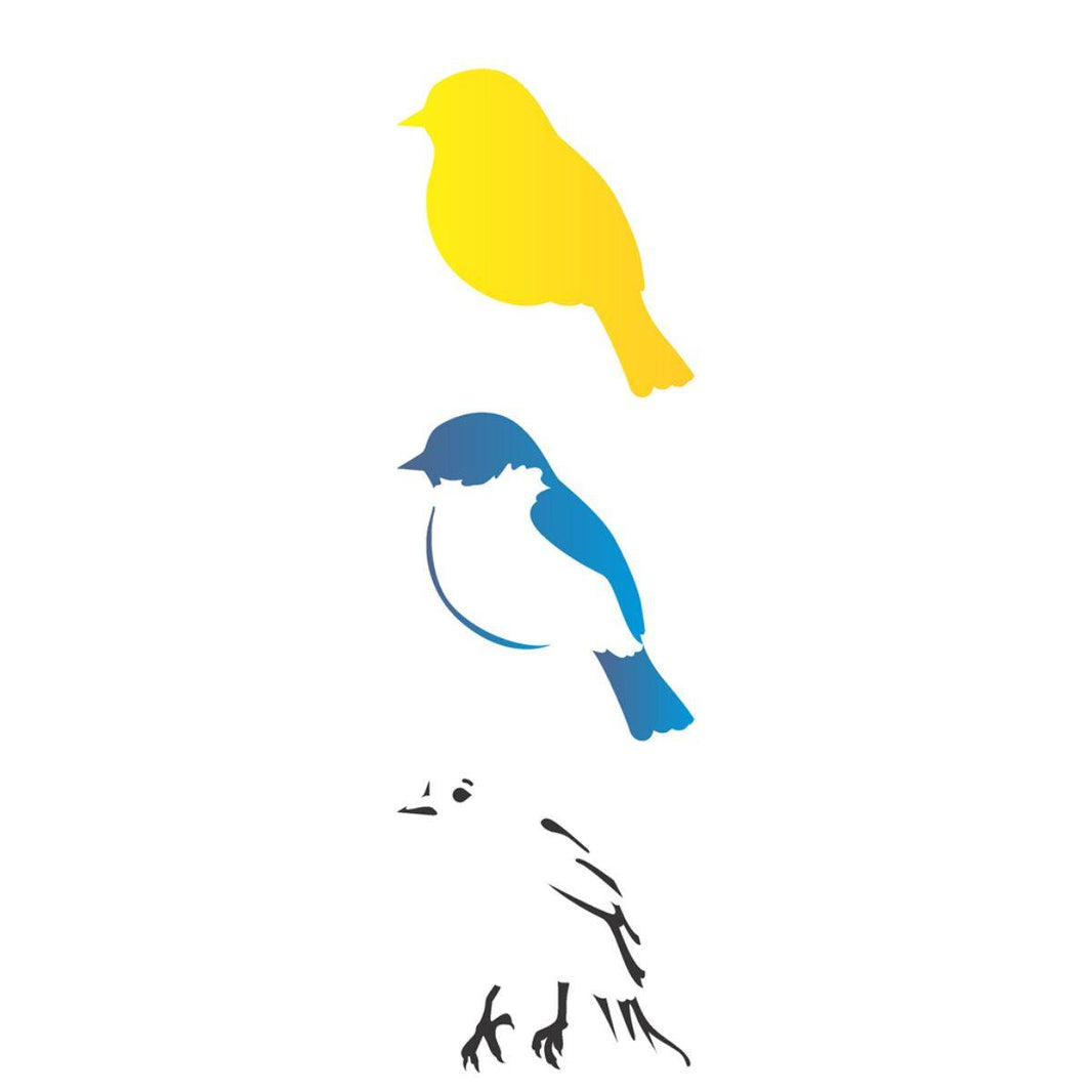 Stencil OPA 10x30 2160 Pássaro IV - Palácio da Arte