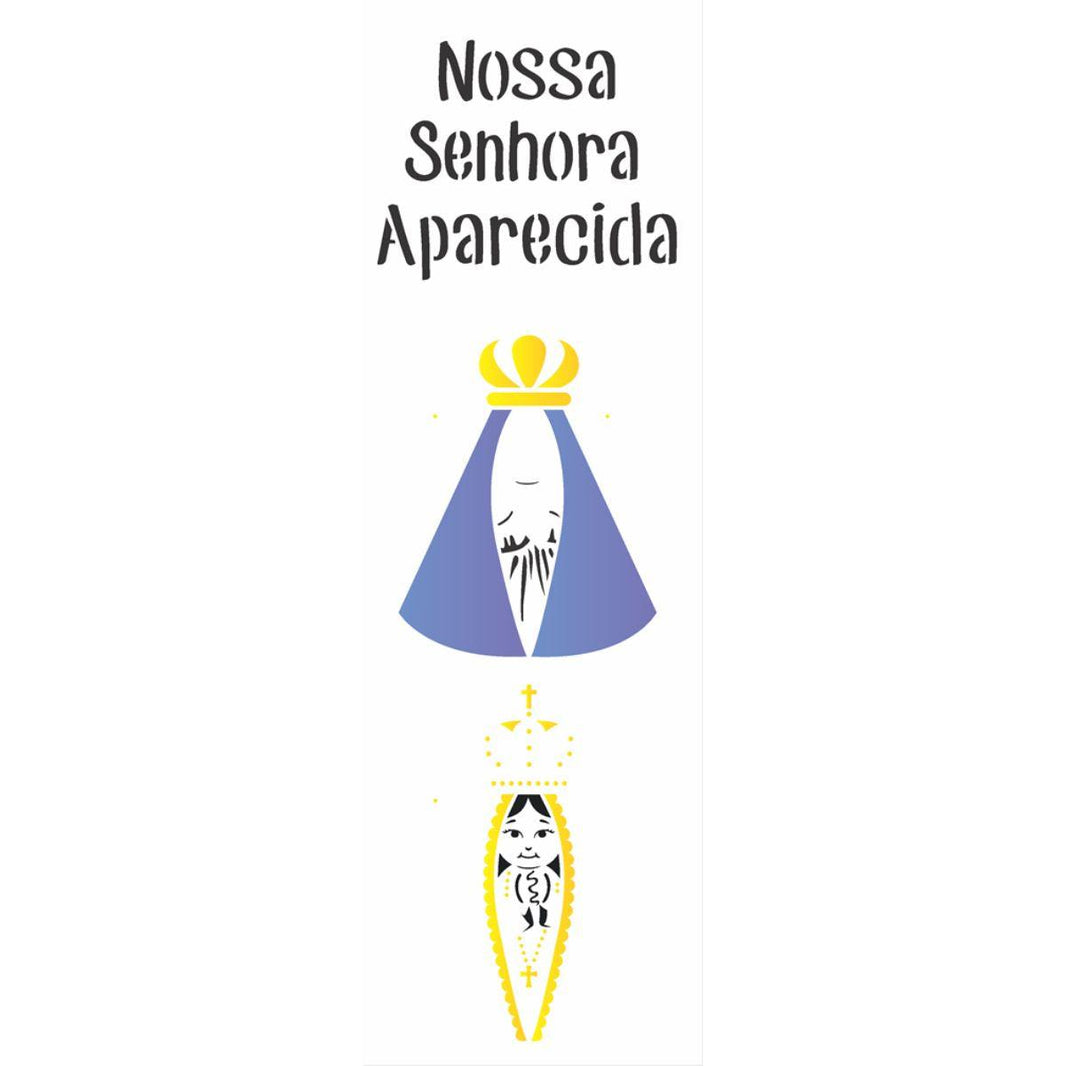 Stencil OPA 10x30 2162 Nossa Senhora Aparecida - Palácio da Arte