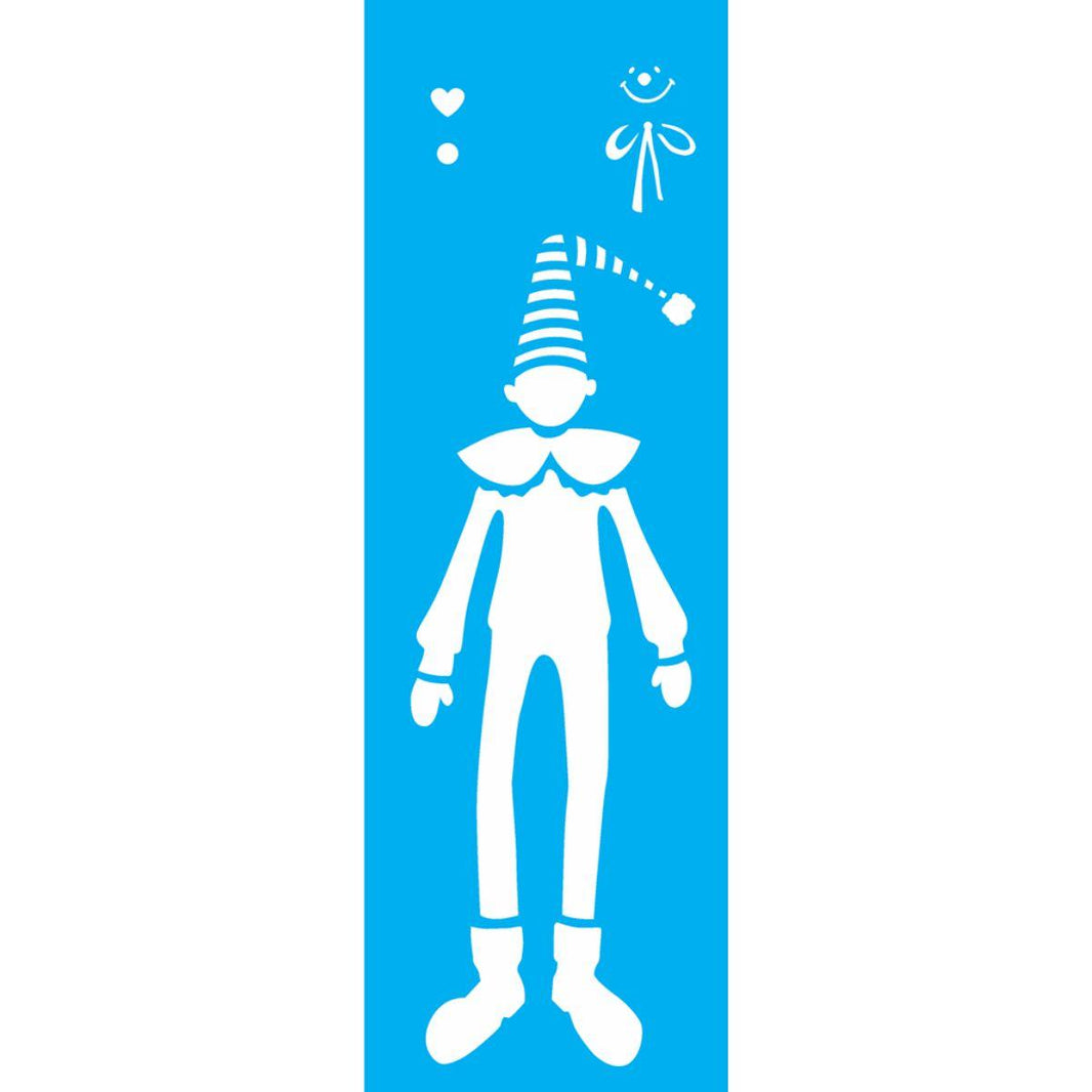 Stencil OPA 10x30 2230 Infantil Palhaço - Palácio da Arte