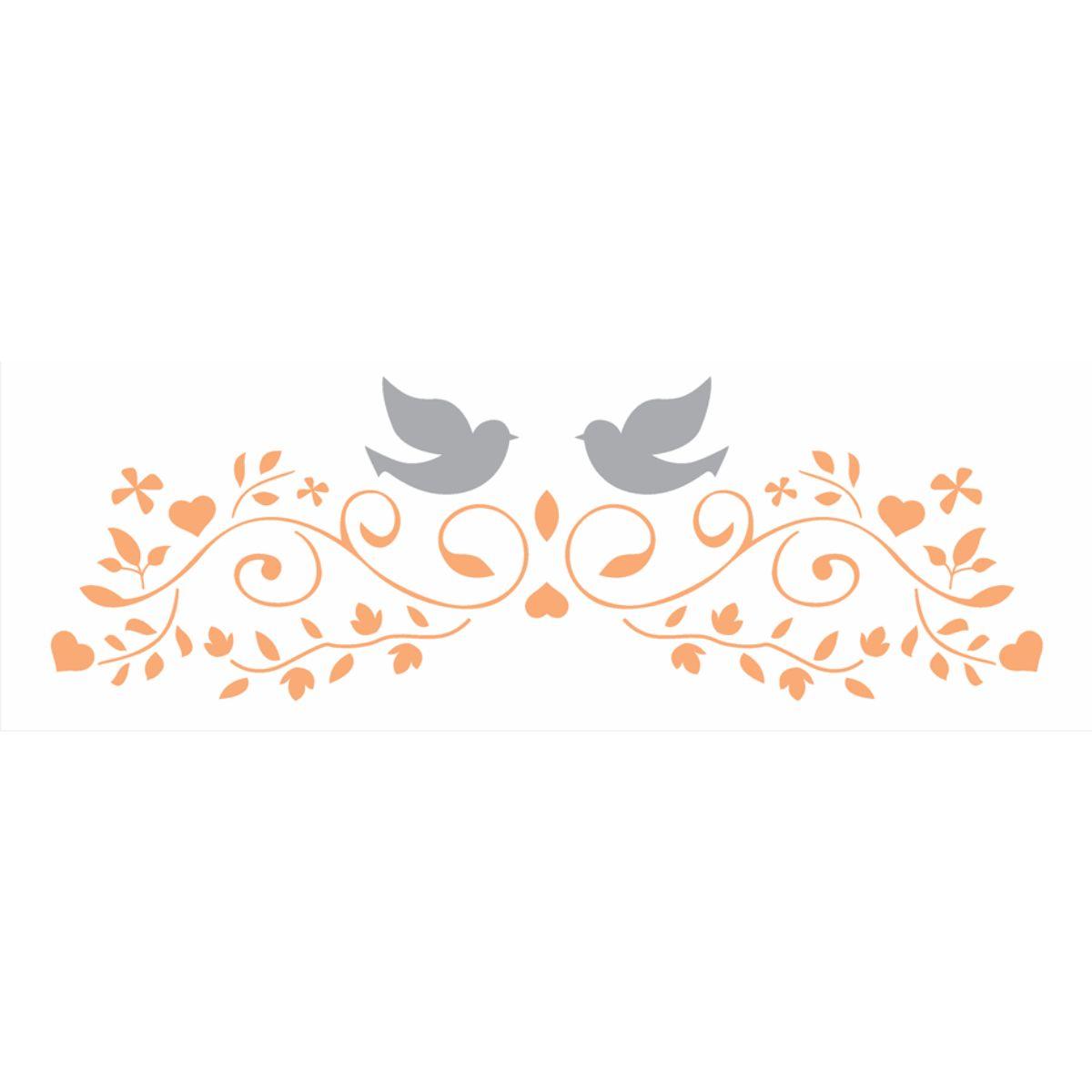 Stencil OPA 10x30 2416 Arabesco Casamento - Palácio da Arte