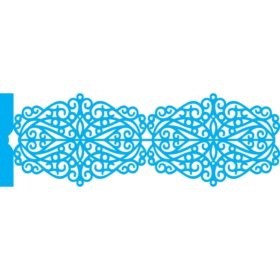 Stencil OPA 10x30 2425 Negativo Renda Arabesco - Palácio da Arte