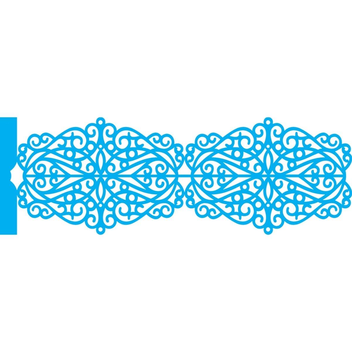 Stencil OPA 10x30 2425 Negativo Renda Arabesco - Palácio da Arte