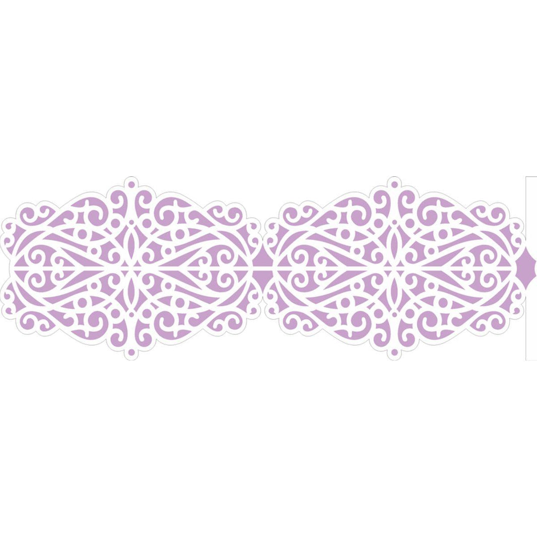 Stencil OPA 10x30 2425 Negativo Renda Arabesco - Palácio da Arte