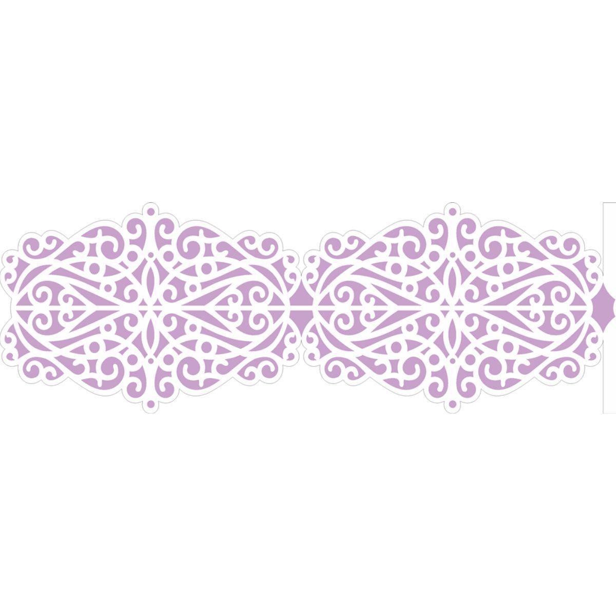 Stencil OPA 10x30 2425 Negativo Renda Arabesco - Palácio da Arte