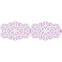Stencil OPA 10x30 2425 Negativo Renda Arabesco - Palácio da Arte