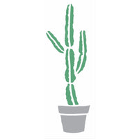Stencil OPA 10x30 2494 Plantas Cactos - Palácio da Arte