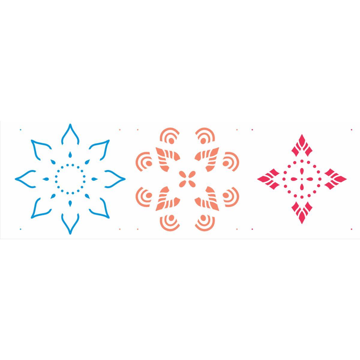Stencil OPA 10x30 2672 Mandala I - Palácio da Arte