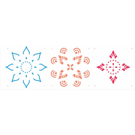 Stencil OPA 10x30 2672 Mandala I - Palácio da Arte