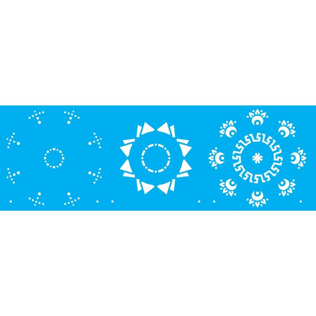 Stencil OPA 10x30 2673 Mandala II - Palácio da Arte