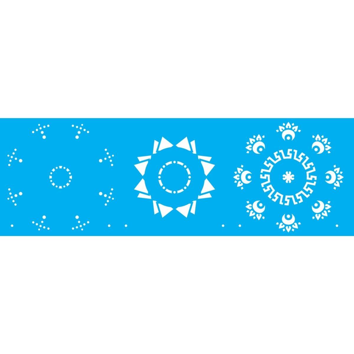 Stencil OPA 10x30 2673 Mandala II - Palácio da Arte