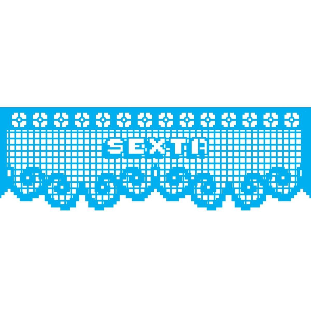 Stencil OPA 10x30 2679 Negativo Renda Semana VI Sexta - Palácio da Arte