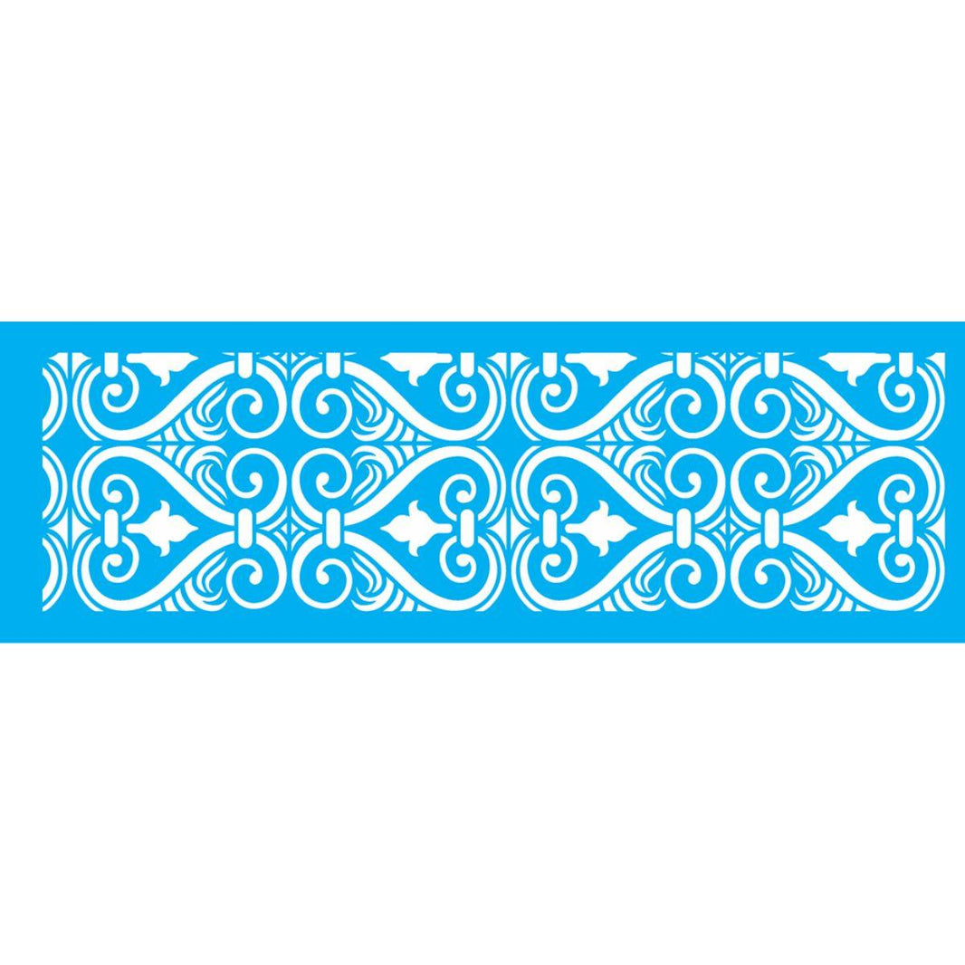 Stencil OPA 10x30 2909 Arabesco Coração - Palácio da Arte