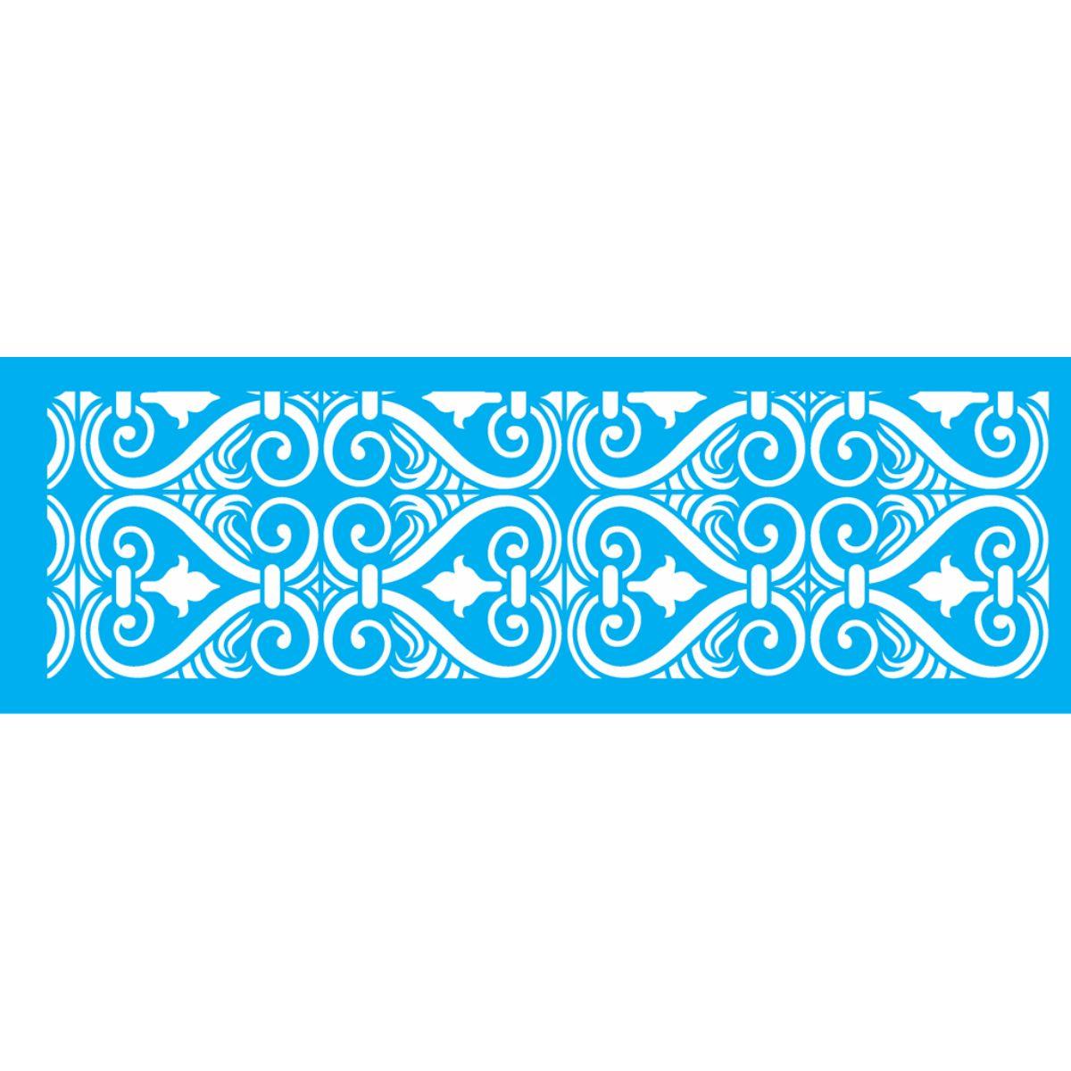 Stencil OPA 10x30 2909 Arabesco Coração - Palácio da Arte