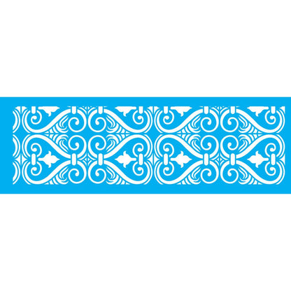Stencil OPA 10x30 2909 Arabesco Coração - Palácio da Arte