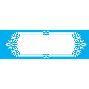 Stencil OPA 10x30 2918 Moldura Arabesco III - Palácio da Arte