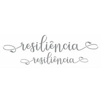 Stencil OPA 10x30 3136 Palavras Lettering Resiliência - Palácio da Arte