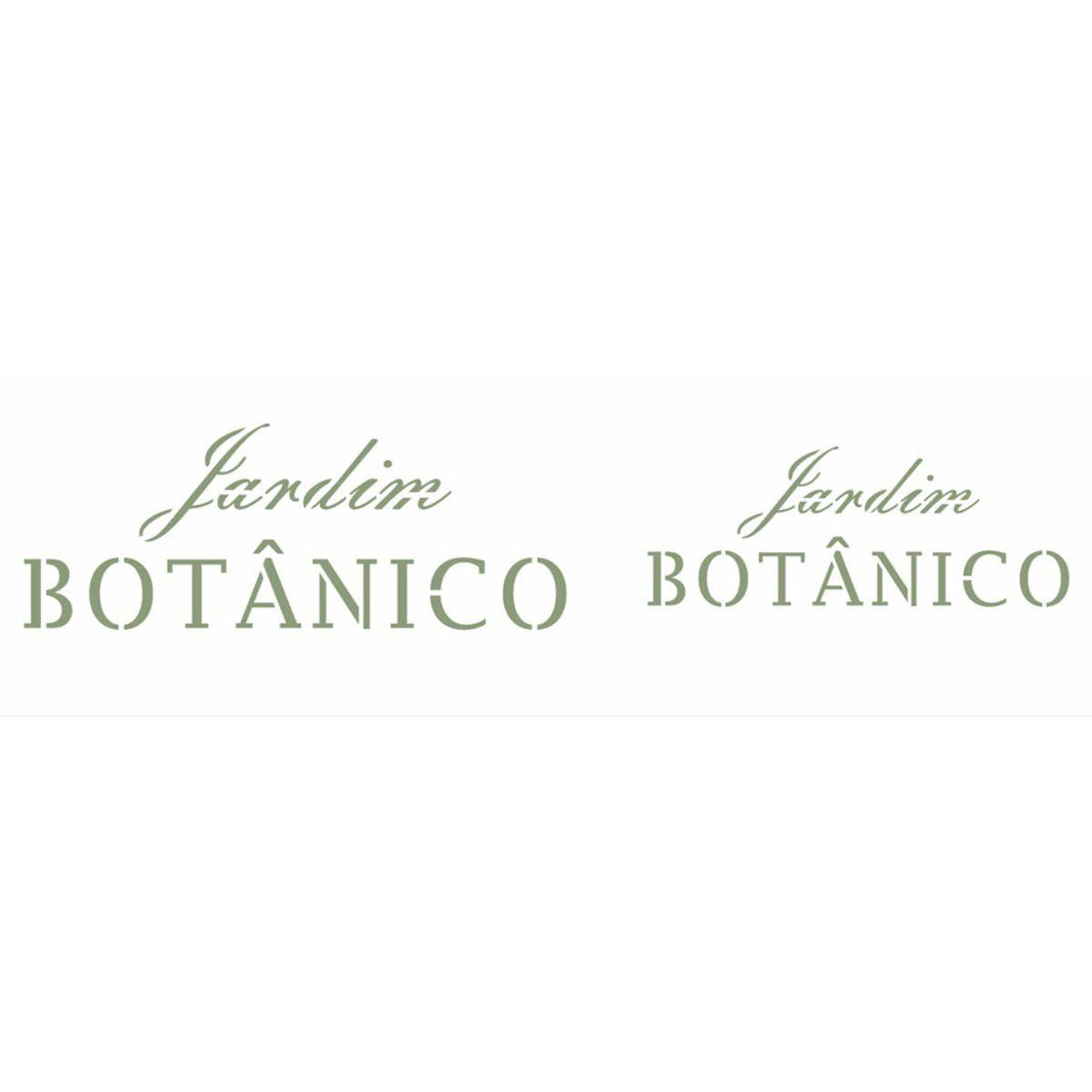 Stencil OPA 10x30 3299 Palavras Jardim Botânico - Palácio da Arte