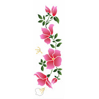 Stencil OPA 10x30 3458 Flores Azáleias - Palácio da Arte