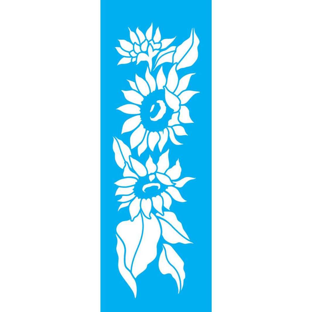Stencil OPA 10x30 3460 Flores Girassóis II - Palácio da Arte