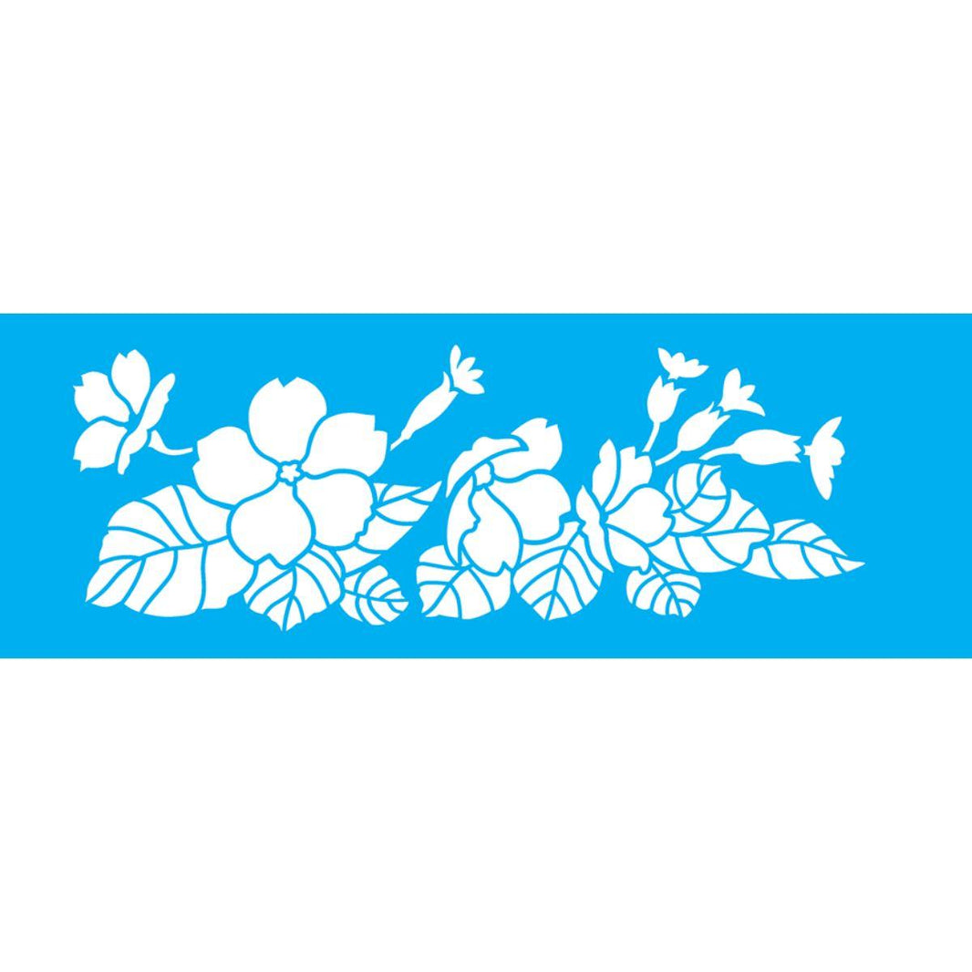 Stencil OPA 10x30 3462 Flores Prímulas - Palácio da Arte