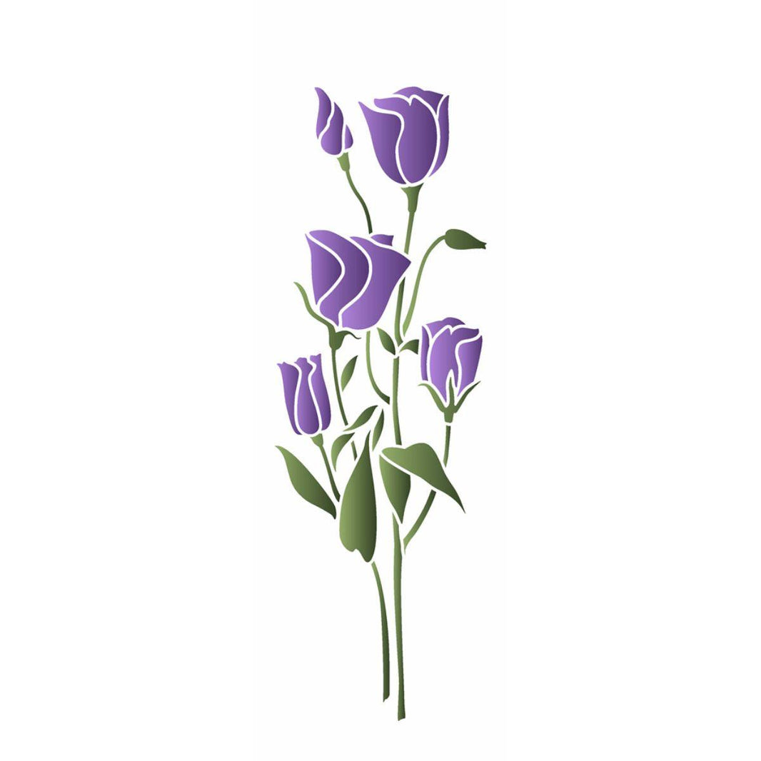 Stencil OPA 10x30 3507 Flores Lisianthus - Palácio da Arte