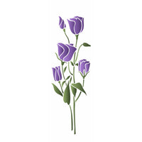 Stencil OPA 10x30 3507 Flores Lisianthus - Palácio da Arte