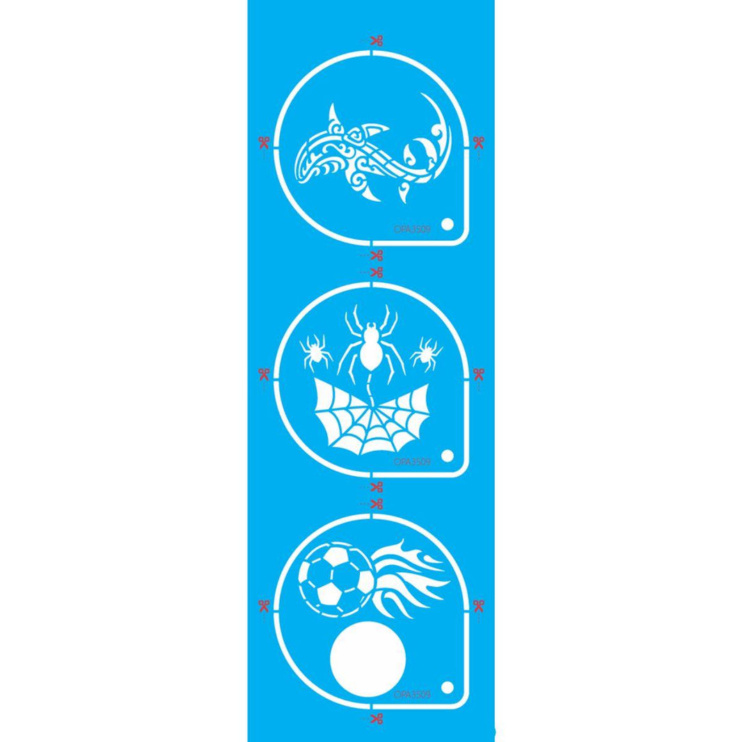 Stencil OPA 10x30 3509 Pinta Rosto Menino I - Palácio da Arte