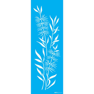 Stencil OPA 10x30 3531 Flor Escova de Garrafa - Palácio da Arte