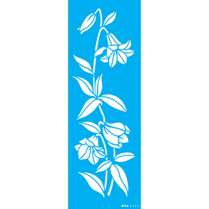 Stencil OPA 10x30 3534 Flores Lírio Nepalense - Palácio da Arte