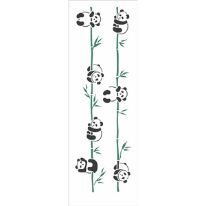 Stencil OPA 10x30 3565 Infantil Pandinhas - Palácio da Arte