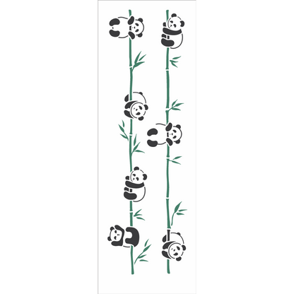 Stencil OPA 10x30 3565 Infantil Pandinhas - Palácio da Arte