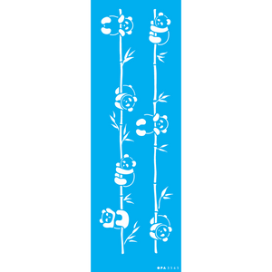 Stencil OPA 10x30 3565 Infantil Pandinhas - Palácio da Arte