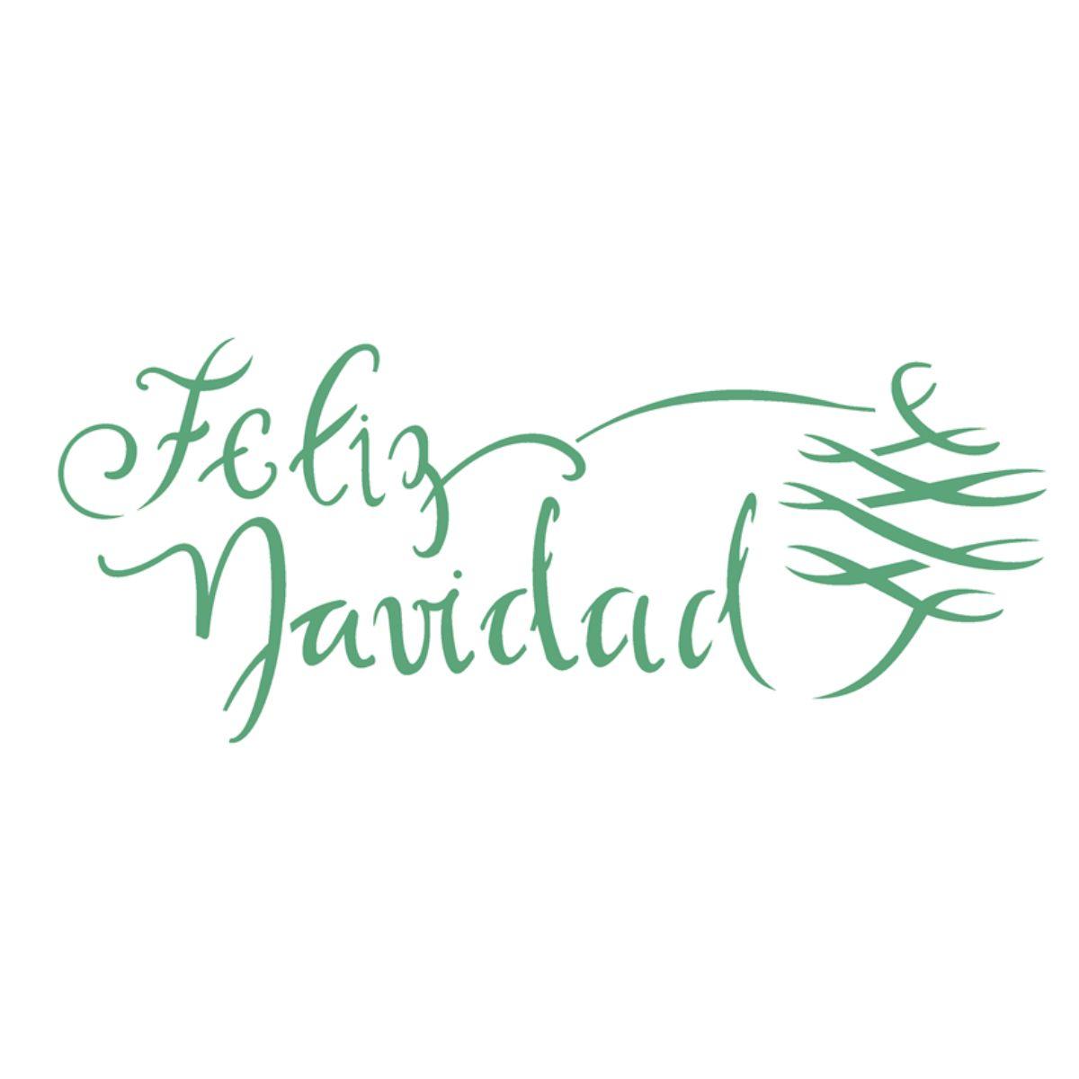 Stencil OPA 10x30 Natal 2307 Natal Feliz Navidad - Palácio da Arte