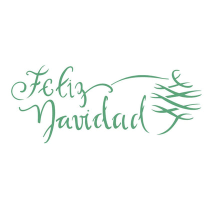 Stencil OPA 10x30 Natal 2307 Natal Feliz Navidad - Palácio da Arte