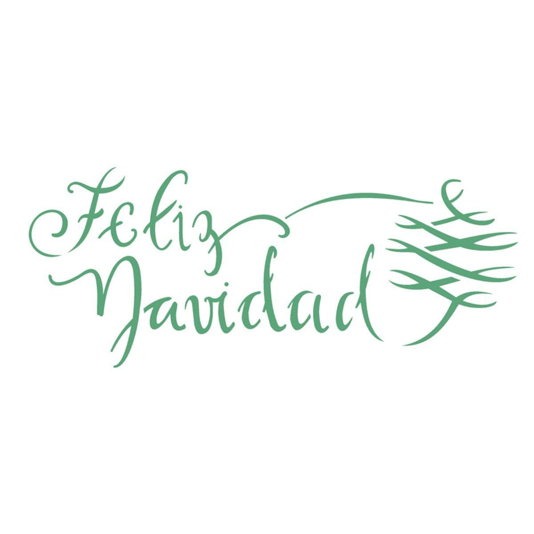 Stencil OPA 10x30 Natal 2307 Natal Feliz Navidad - Palácio da Arte