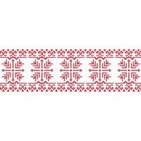 Stencil OPA 10x30 Natal 3449 Ponto Cruz Natalino II - Palácio da Arte