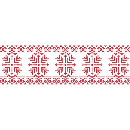 Stencil OPA 10x30 Natal 3449 Ponto Cruz Natalino II - Palácio da Arte