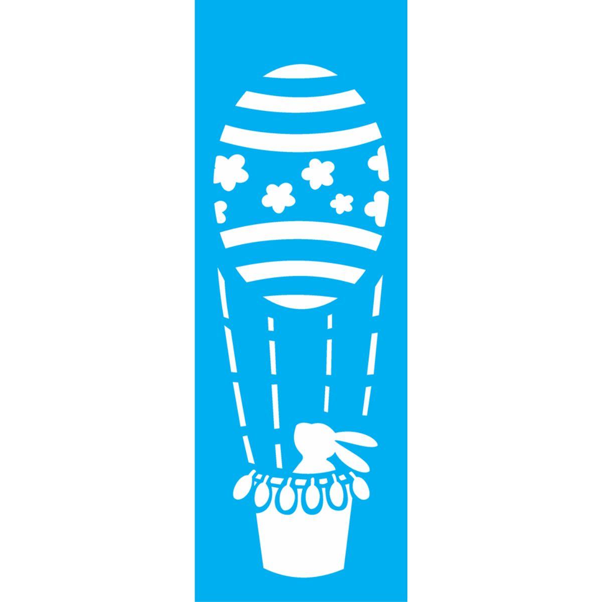 Stencil OPA 10x30 Páscoa 1890 Balão Ovo - Palácio da Arte